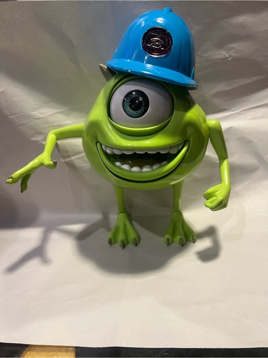 Disney Other - 10 inch Monsters Inc Mike Wazowski Hard Hat Toy Figure